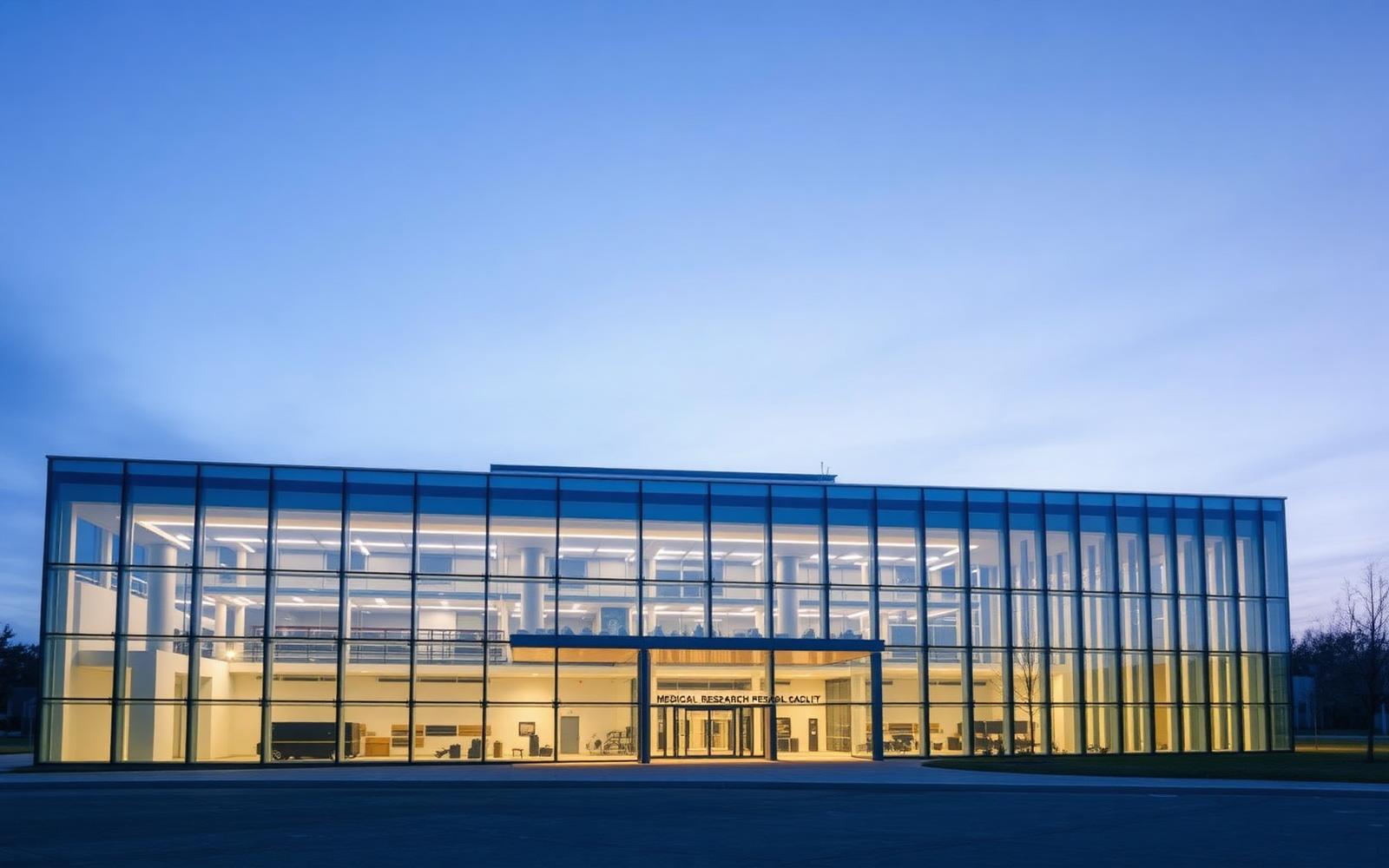 Modern research facility